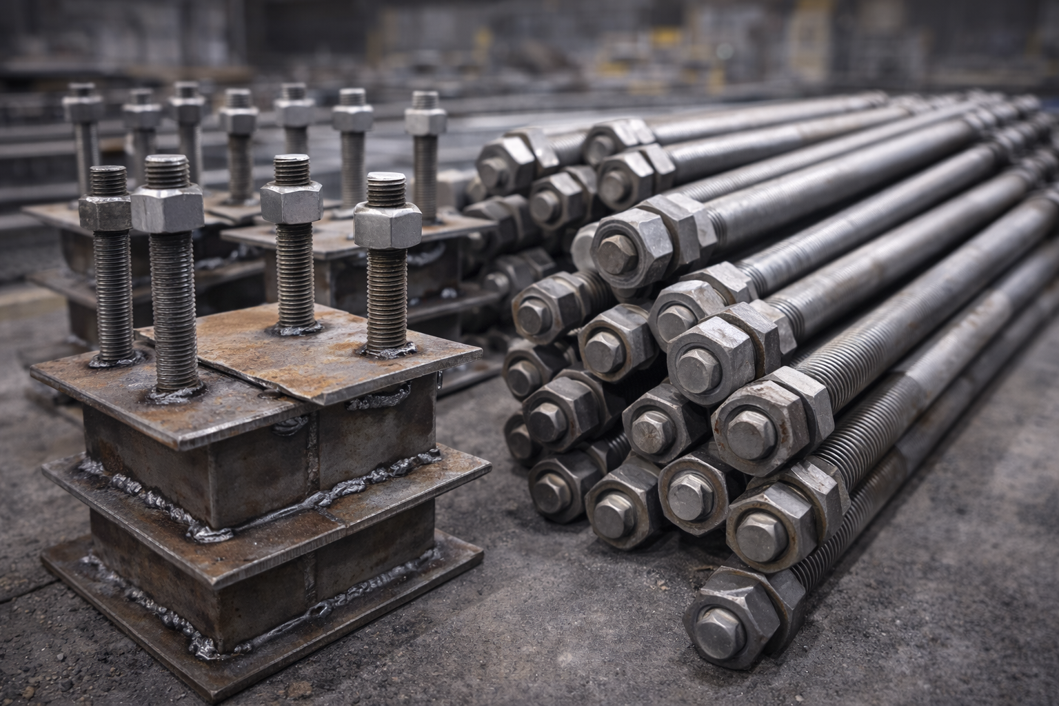 Изготовление закладных и анкер болтов из металла